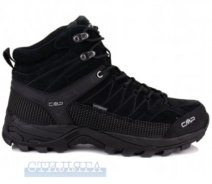 Cmp  Ботинки CMP Rigel Mid Trekking Shoes Wp 3Q12947-72YF Black Замша - Картинка 3