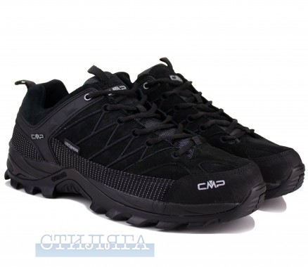 Cmp Кроссовки CMP Rigel Low Trekking Shoes Wp 3Q13247-72YF Black Замша - Картинка 1