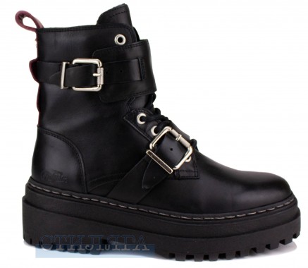 Buffalo london Ботинки Buffalo Sari Ankle Boot 11701261 Black Кожа - Картинка 2
