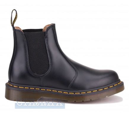 Dr.martens Ботинки Dr. Martens 2976 Yellow Stitch Smooth Leather Chelsea Boots 22227001 Black - Картинка 3