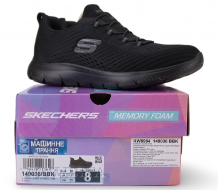 Skechers Кроссовки Skechers Summits - Fast Attraction 149036 BBK (KW6964) Black Текстиль - Картинка 6