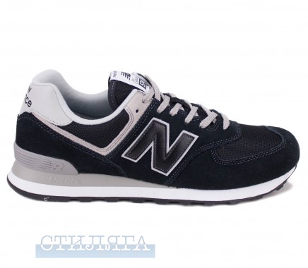 New balance Кросiвки New Balance 574 Classic GL ML574EVB Black Замша - Картинка 3