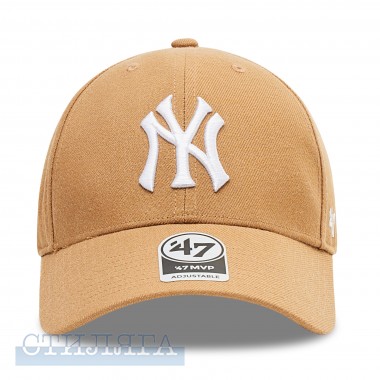 47 brand Кепка 47 Brand New York Yankees B-MVPSP17WBP-QLA Beige - Картинка 2