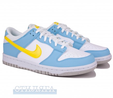 Nike Кросівки Nike Dunk Low Next Nature Homer Simpson DX3382-400 White/Blue - Картинка 1