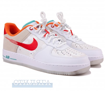 Nike Кроссовки Nike Air Force 1 07 PRM FD4205-161 White/Red  - Картинка 1