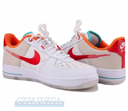 Nike Кроссовки Nike Air Force 1 07 PRM FD4205-161 White/Red  - Картинка 2