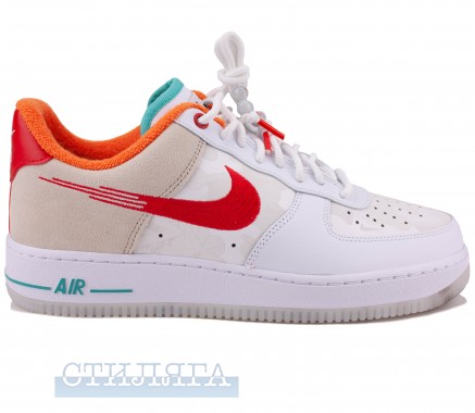 Nike Кроссовки Nike Air Force 1 07 PRM FD4205-161 White/Red  - Картинка 3