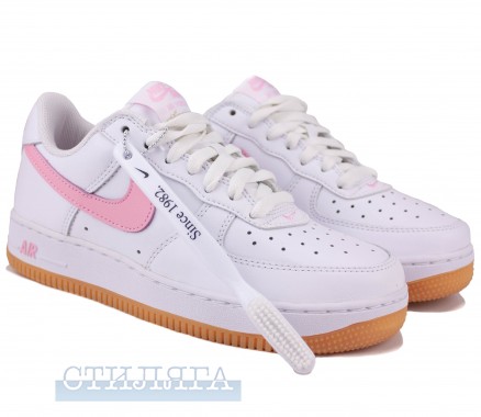 Nike Кроссовки Nike Air Force 1 Low Retro DM0576-101 White/Pink - Картинка 1