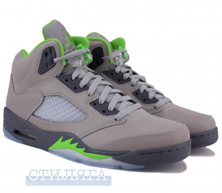 Nike Кроссовки Air Jordan 5 Retro Green Bean DM9014-003 Grey - Картинка 1