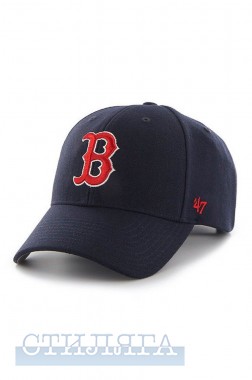 47 brand Кепка 47 Brand Boston Red Sox Raised Basic B-RAC02CTP-NY Navy - Картинка 1