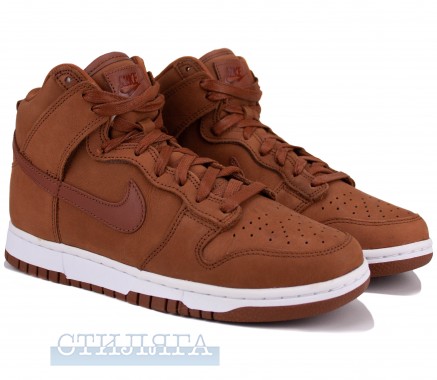 Nike Кросiвки Nike W Dunk High PRM MF DX2044-200 Brown - Картинка 1