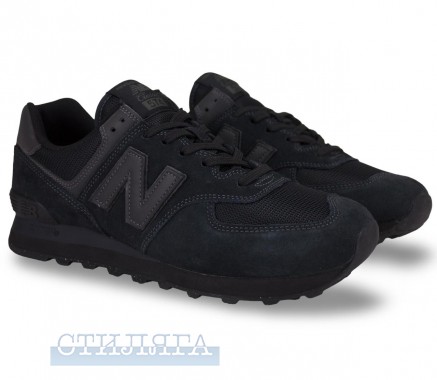 New balance Кросiвки New Balance 574 Classic GL ML574EVE Black - Картинка 1