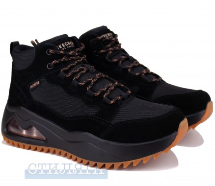 Skechers Ботинки Skechers Uno Peaks - Street Hikes 177550 BBK Black - Картинка 1