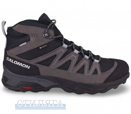 Salomon Ботинки Salomon X Ward Leather Mid GTX Gore-Tex 471817 Black - Картинка 3