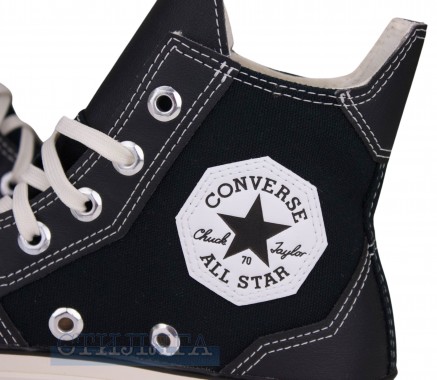 Converse Кеди Converse Chuck 70 De Luxe Squared HI A06435C Black - Картинка 6