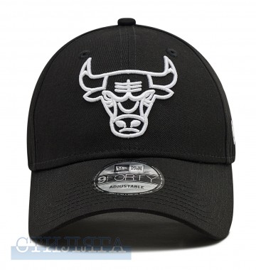 New Era Кепка New Era Chicago Bulls Essential Outline 9FORTY 12292586 Black - Картинка 2