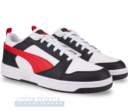 Puma PUMA Rebound(39232804) Кросiвки 42(8)(р) White/Black/Red - Картинка 1