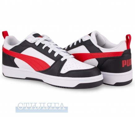 Puma PUMA Rebound(39232804) Кросiвки 42(8)(р) White/Black/Red - Картинка 2