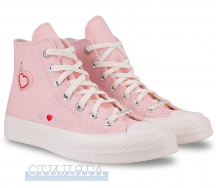 Converse Кеди Converse Chuck 70 Y2K Heart A09113C Pink - Картинка 1