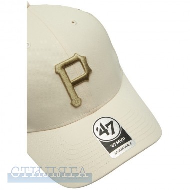 47 brand Кепка 47 Brand MLB Pittsburgh Pirates Tropic B-TPCSP20CTP-NT Beige - Картинка 4
