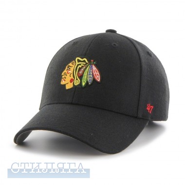 47 brand Кепка 47 Brand NHL Chicago Blackhawks Ballpark H-BLPMS04WBP-BKA Black - Картинка 1