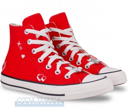 Converse Кеди Converse Chuck Taylor All Star Y2K Heart A09117C Red - Картинка 1