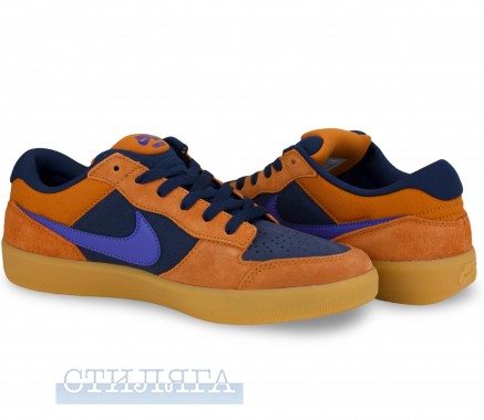 Nike NIKE Sb Force 58 DV5477-800 Кросiвки 42(8,5)(р) Navy/Orange - Картинка 2