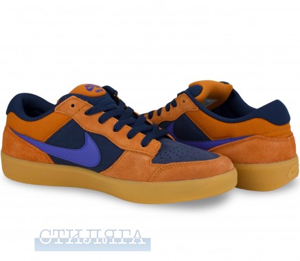 Nike NIKE Sb Force 58 DV5477-800 Кросiвки 42(8,5)(р) Navy/Orange - Картинка 3