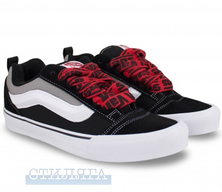 Vans VANS Knu Skool VN0009QCBA21(VX1213) Кросiвки 41(8,5)(р) Black/Grey - Картинка 1