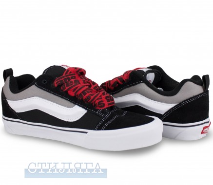 Vans VANS Knu Skool VN0009QCBA21(VX1213) Кросiвки 41(8,5)(р) Black/Grey - Картинка 2