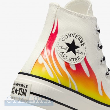 Converse Кеды Converse Chuck Taylor All Star Lift Archival Flames A07892C White - Картинка 2