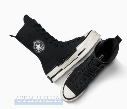 Converse Кеди Converse Chuck 70 Plus XHi A10361C Black - Картинка 4