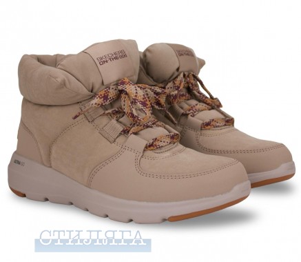 Skechers Ботинки Skechers On-the-GO Glacial Ultra - Trend Up 144194 TAN бежевые - Картинка 1
