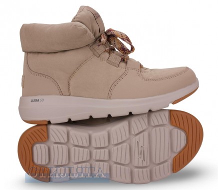 Skechers Ботинки Skechers On-the-GO Glacial Ultra - Trend Up 144194 TAN бежевые - Картинка 4