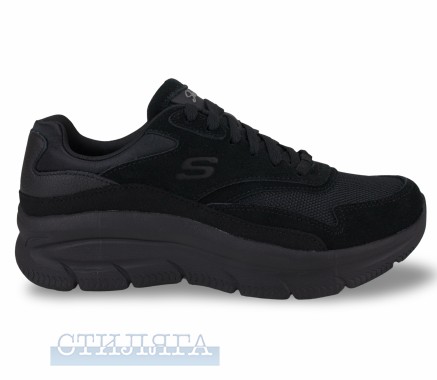 Skechers Кроссовки Skechers Relaxed Fit: Modern D'Lux - Free Mind 158590 BBK черные - Картинка 2