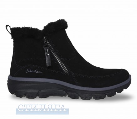 Skechers Черевики Skechers Relaxed Fit: Easy Going - Cool Zip! 167862 BLK чорні - Картинка 1
