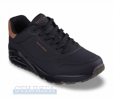 Skechers Кросівки Skechers Uno - Suited On Air 183004 BBK чорні - Картинка 3