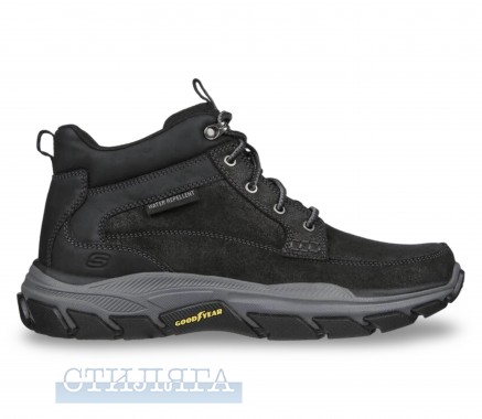 Skechers Черевики Skechers Relaxed Fit: Respected – Boswell 204454 BLK чорні - Картинка 1