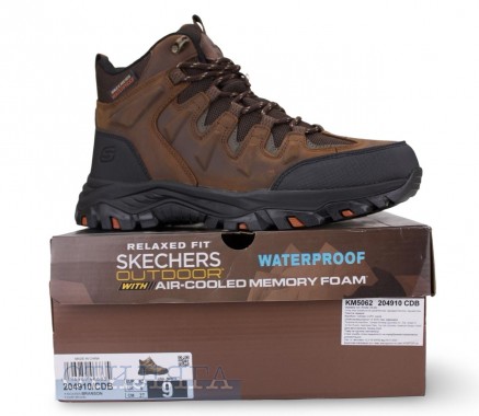 Skechers Ботинки Skechers Relaxed Fit: Rickter - Branson 204910 CDB коричневые - Картинка 6