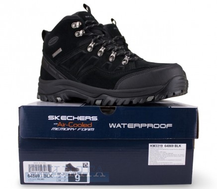 Skechers Черевики Skechers Relment - Pelmo 64869 BLK чорні - Картинка 6