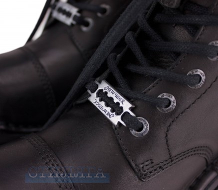 New Rock Ботинки New Rock Boot Black Tower With Laces M-NEWMILI083-S21 - Картинка 5