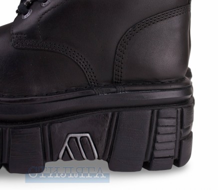 New Rock Ботинки New Rock Boot Black Tower With Laces M-NEWMILI083-S21 - Картинка 6