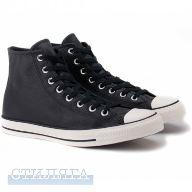 Converse Converse chuck taylor all star tumble leather 157468c 42(8,5)(р) кеды black 100% кожа - Картинка 1