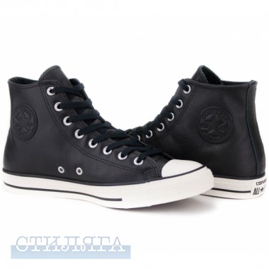 Converse Converse chuck taylor all star tumble leather 157468c 42(8,5)(р) кеды black 100% кожа - Картинка 2