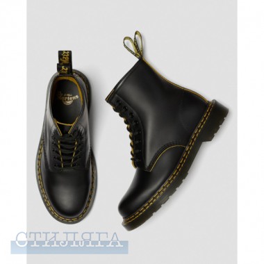 Dr.martens Ботинки dr. martens 1460 double stitch leather 26100032 black - Картинка 5