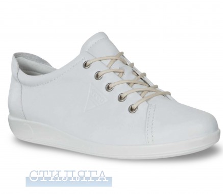 Ecco Кеды ECCO Soft 2.0 20650301007 белые - Картинка 1