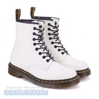 Dr.martens Черевики Dr. Martens 1460 Smooth Leather 11822100 White - Картинка 1