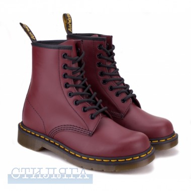 Dr.martens Черевики Dr. Martens 1460 Smooth Leather 11822600 Cherry red - Картинка 1