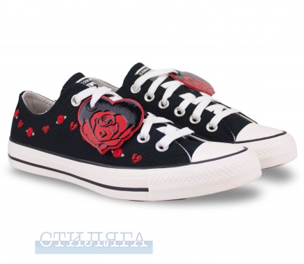 Converse Кеды Converse Chuck Taylor All Star Roses A13651C Black - Картинка 1