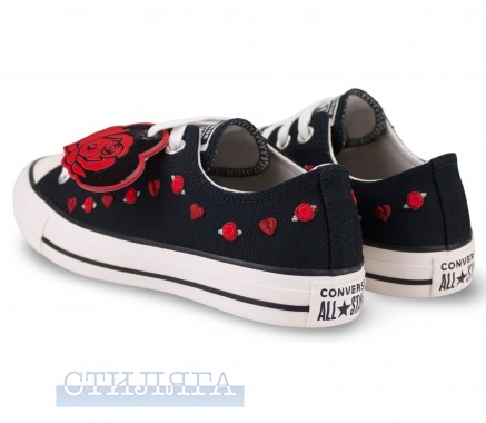 Converse Кеди Converse Chuck Taylor All Star Roses A13651C Black - Картинка 4